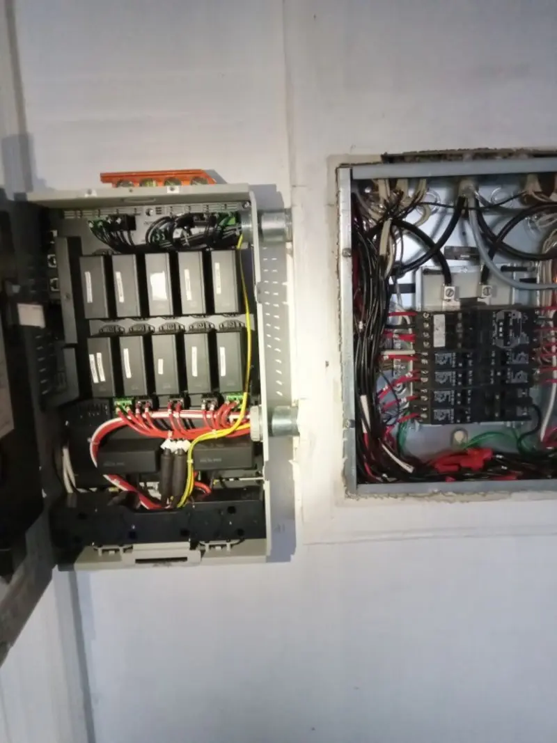 Electrical panel upgrade completed for Indoor Lighting Installation in Woods Creek